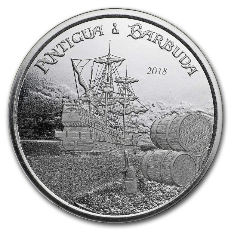 Read more about the article 2018 Antigua and Barbuda 1 oz Silver Rum Runner BU