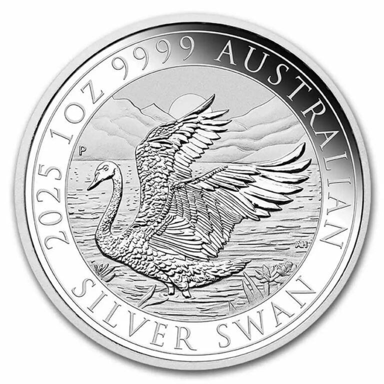 Read more about the article 2025 Australia Swan 1 oz Silver BU Coin