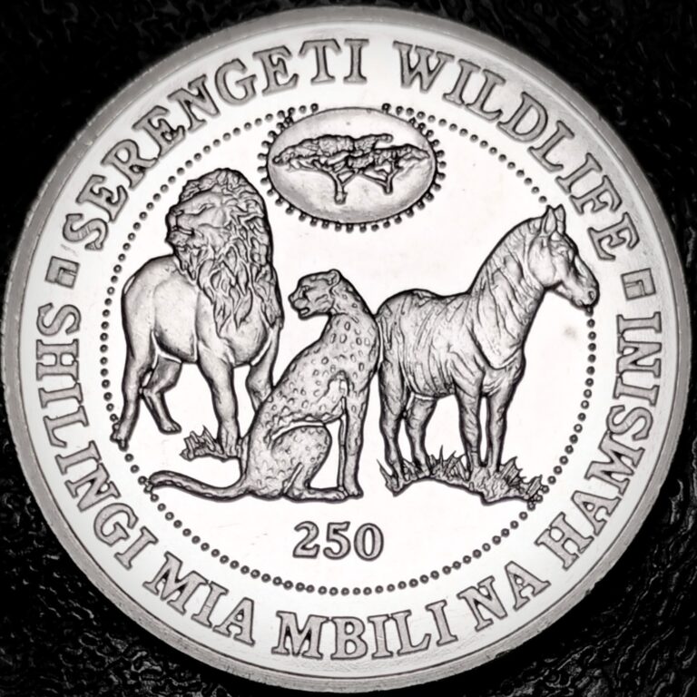 Read more about the article Tanzania 1998 – Proof 250 Shilingi – .925 Silver KM#57