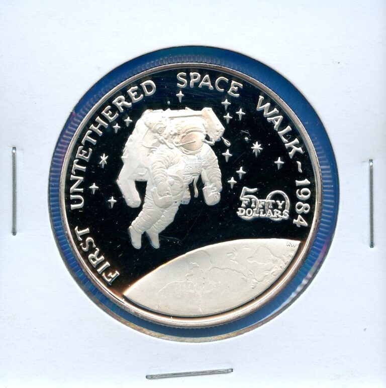 Read more about the article 1989 Marshall Islands First Untethered Space Walk NASA .999 1oz Silver Coin