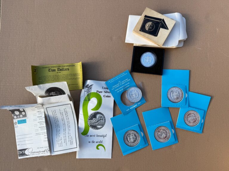 Read more about the article 1972 JAMAICA $10 10TH ANNIVERSARY OF INDEPENDANCE SILVER PROOF – LOT OF 6