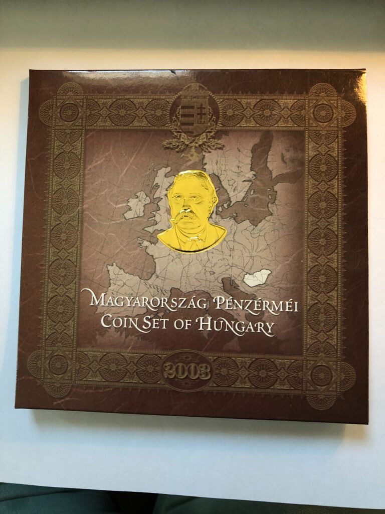 Read more about the article 2003  HUNGARY Coin set  Ferenc Deak  8 Proof Coins total. FREE SHIPPING