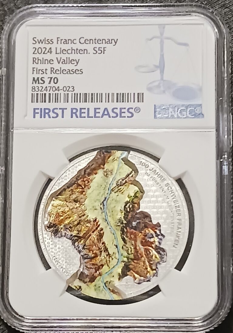 Read more about the article 2024 Liechtenstein Silver 1oz 100 Years of the Swiss Franc NGC MS70 First Releas