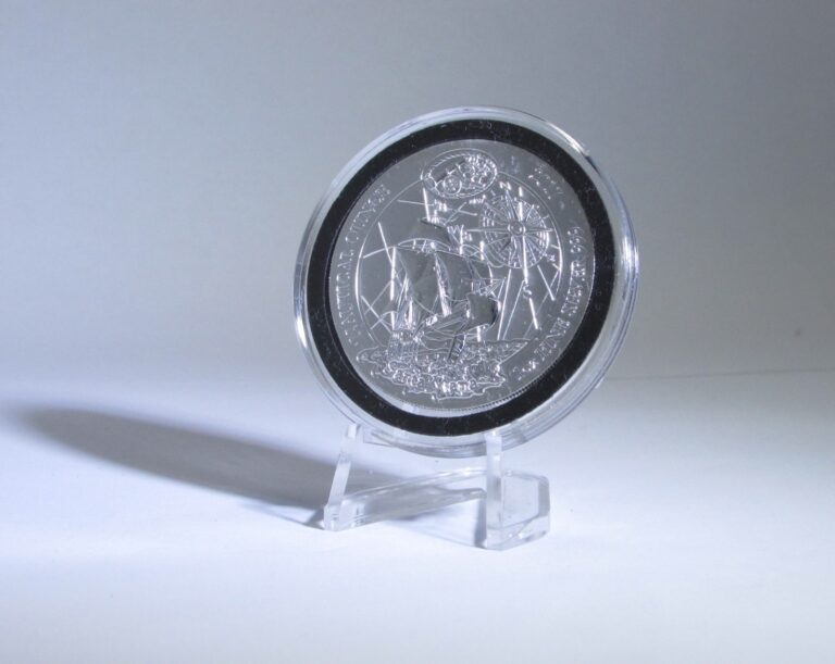 Read more about the article Santa Maria Ship – 2017 Rwanda 1 oz .999 Silver Nautical Ounce – BU