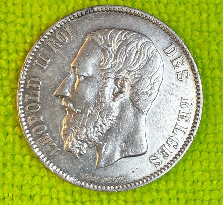 Read more about the article BELGIUM 1869 Silver 5 Francs