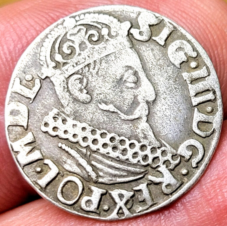 Read more about the article 1621 Poland 3 Groschen Silver coin SIGISMUND III