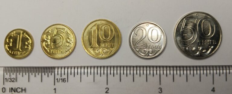 Read more about the article Kazakhstan 5 coin set 1  5  10  20  50 Tenge 2017 UNC
