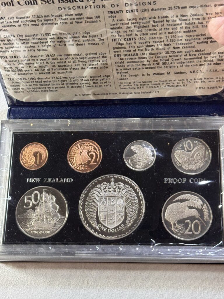 Read more about the article 1975 New Zealand 7 Coins Proof Set