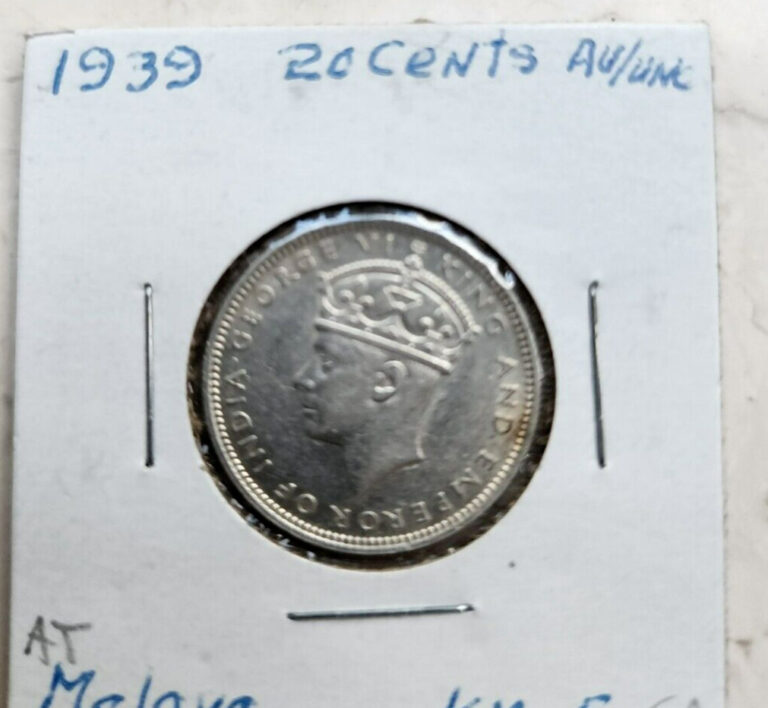 Read more about the article 1939 Malaya 20 Cents Coin   bg