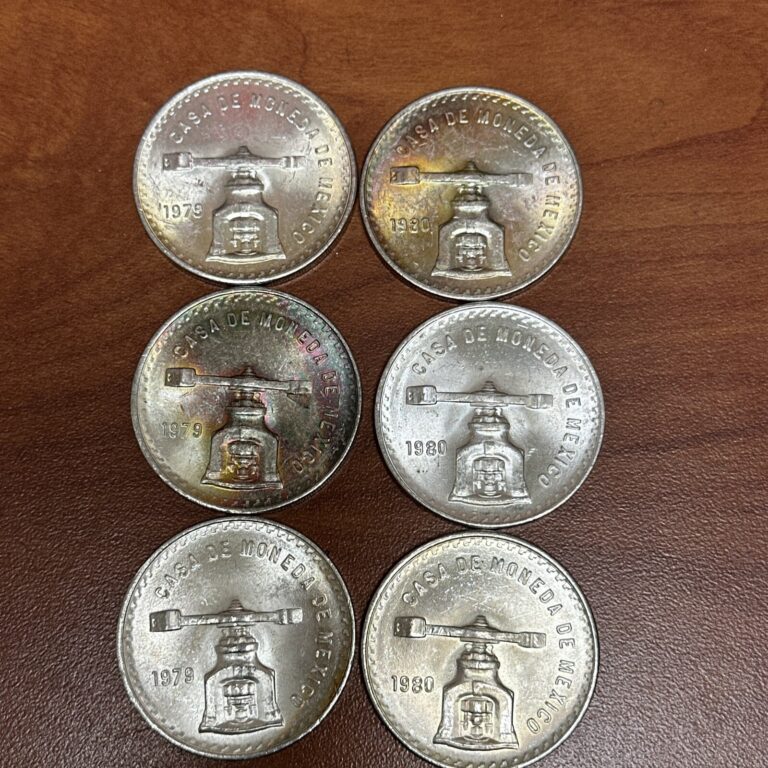 Read more about the article Mexico 1979 or 1980 Onza – One Ounce Silver Coin – One Coin – Random Date