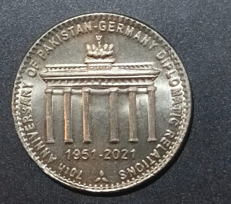 Read more about the article Pakistan 70 rupees 2021 AU-UNC 70 years of diplomatic relations with Germany