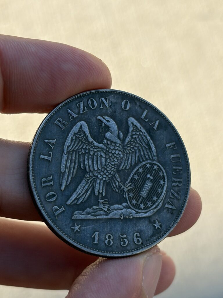 Read more about the article Coin 1 Peso 1856 Chile