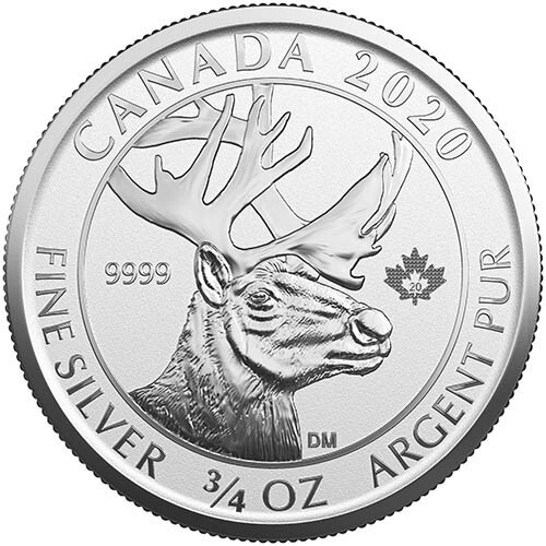 Read more about the article 2020 CANADA $2 WOODLAND CARIBOU 3/4 oz Reverse Proof SILVER Coin – RARE LIMITED
