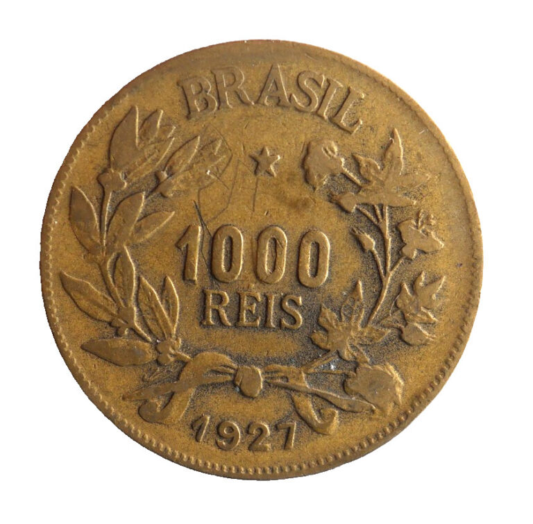 Read more about the article 1927 BRAZIL 1000 REIS – Excellent Vintage Coin – FREE SHIP – Brazil Bin B