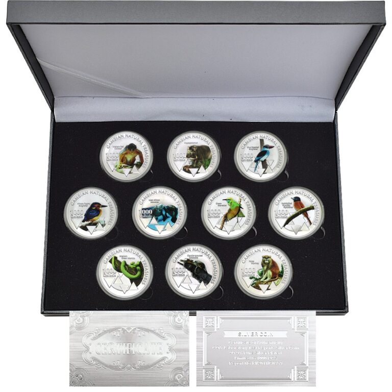 Read more about the article African Gambian 10pcs Challenge Coins Rare Animal Commemorative Medals in Box