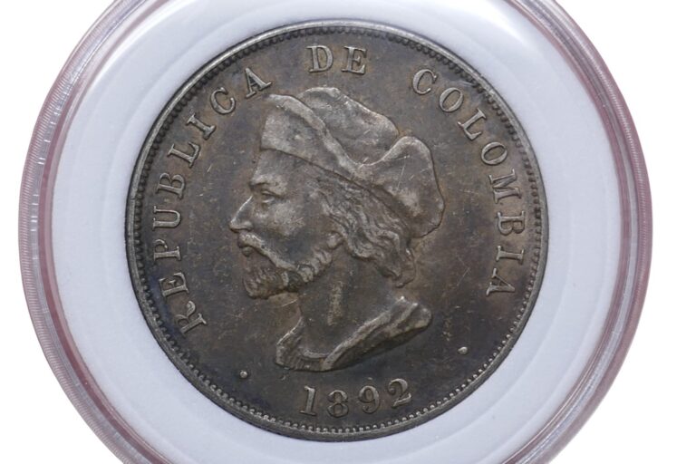Read more about the article Colombia 1892 Discovery of America 50 Centavos Silver Coin Christopher Columbus