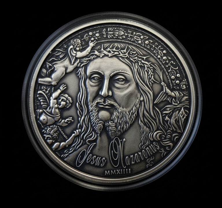 Read more about the article 2014 Jesus Nazarenus 1 oz Fine Silver Coin 1000 Francs Burkina Faso