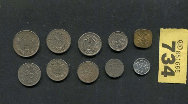 Read more about the article Set of  10  coins  of     Pakistan