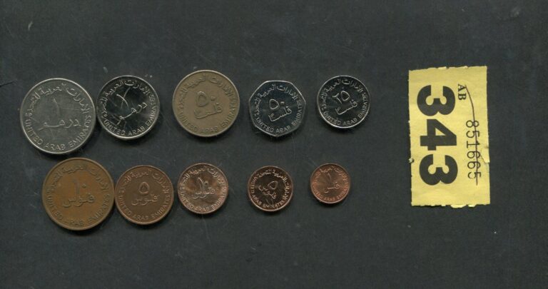 Read more about the article Set of   10  coins of    United  Arab Emirates