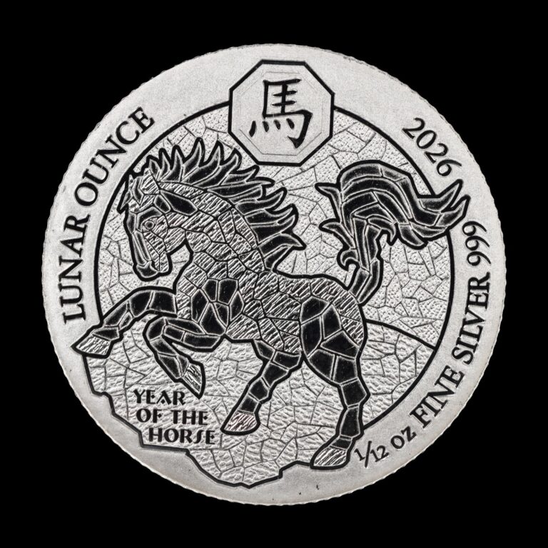 Read more about the article 2026 Rwanda 1/12 oz Silver Lunar Year of the Horse BU
