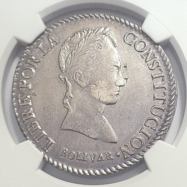 Read more about the article 1845-PTS R BOLIVIA SILVER 8 SOLES NGC AU DETAILS