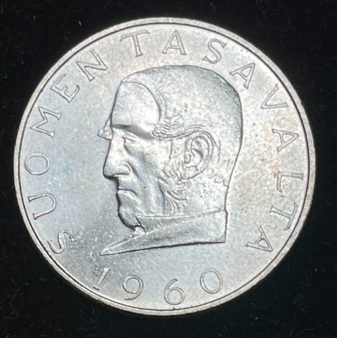 Read more about the article 1960 Finland 1000 Markkaa Silver Coin Excellent Condition