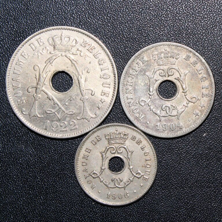 Read more about the article Estate Lot – 3 Pre-WWII Belgian Coins – Look!