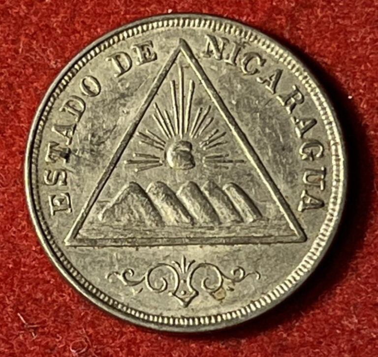 Read more about the article Nicaragua 5 Centavos 1898 Copper-Nickel Coin KM#8 T8212