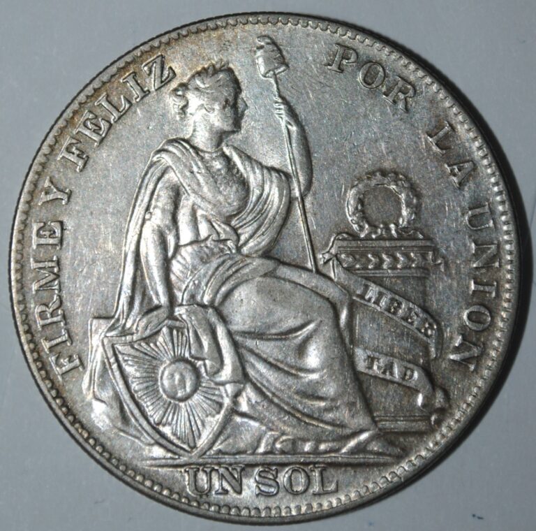 Read more about the article 1934 Peru Un Sol Siver Coin {{{{3701