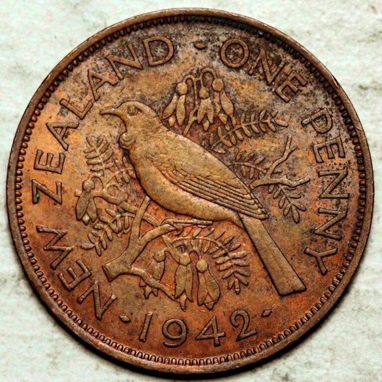 Read more about the article 1942 NEW ZEALAND 1 PENNY (KEY DATE!)