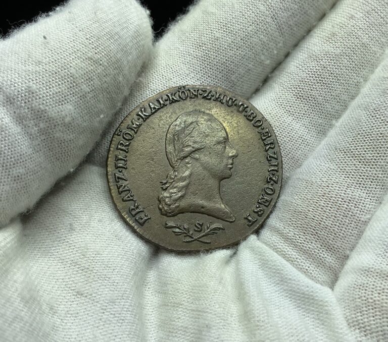 Read more about the article 1800 S Austria 6 Kreuzer Copper Coin – Higher Grade F257