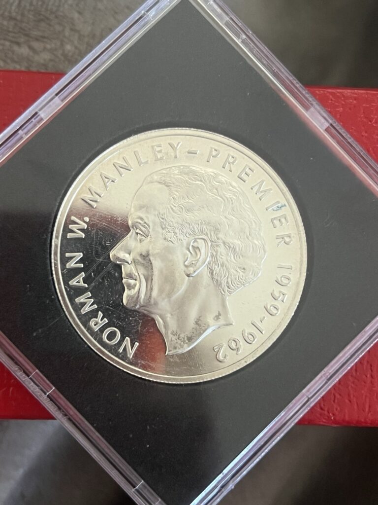 Read more about the article 1975 Jamaica $5 Norman Manley Silver Coin Low Mintage