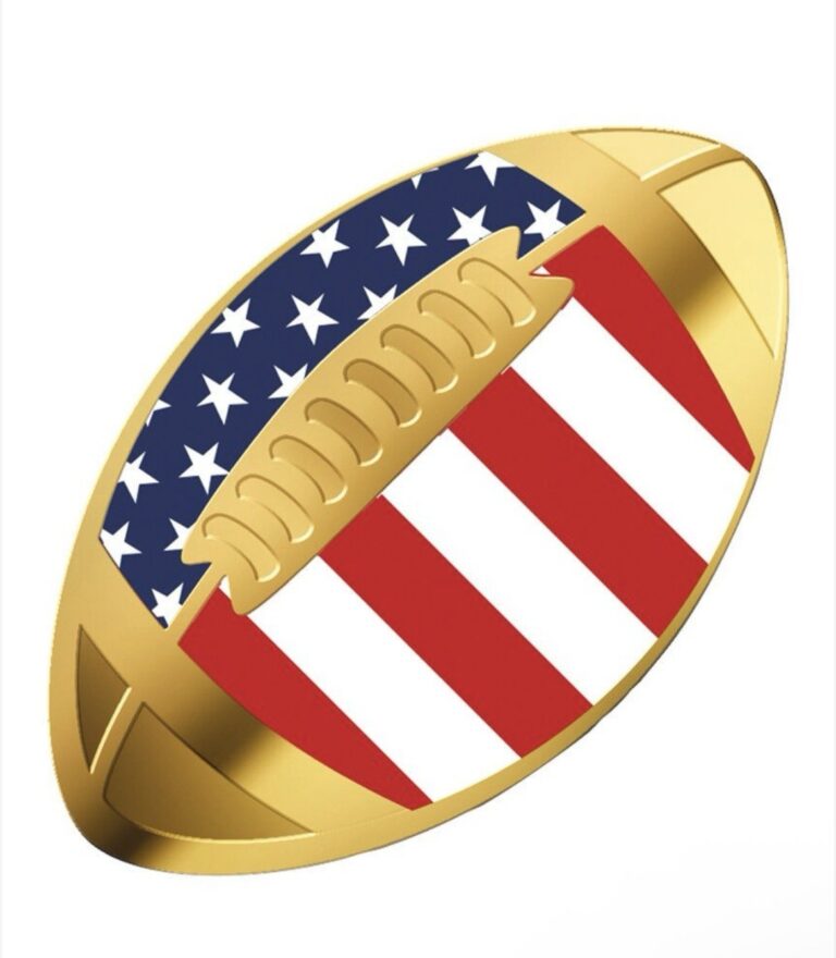 Read more about the article Chad Football 1/1000 Oz 999 Gold Football Shaped Colorized Coin 3000 Francs