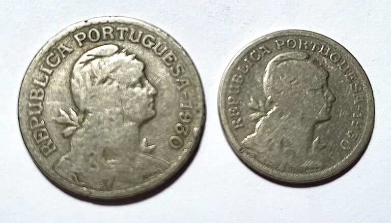 Read more about the article Cape Verde  Cabo Verde 1930 1 Escudo and 50 centavos coins