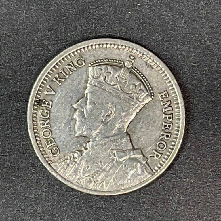Read more about the article New Zealand 1934 silver 3 Pence  KM# 1 George V