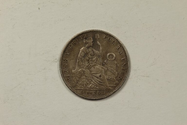 Read more about the article 1909 Peru 1/5 Sol Silver