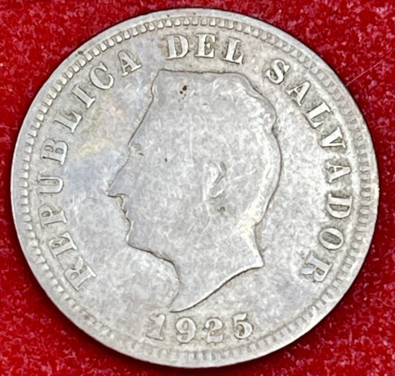 Read more about the article 1944 El Salvador 25 Centavos Nice Coin