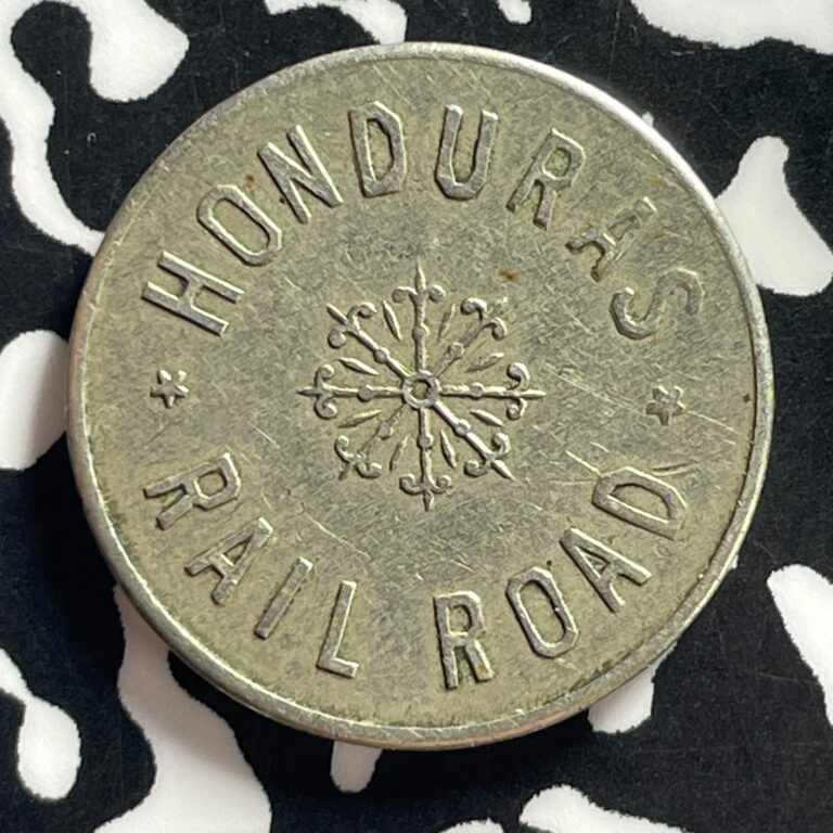 Read more about the article (1870s) Honduras Rail Road 1 Real Token Lot#JM0032 Very Scarce!