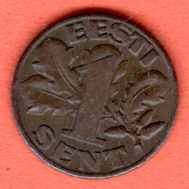 Read more about the article ESTONIA 1929 s. 1 SENT COIN 7113