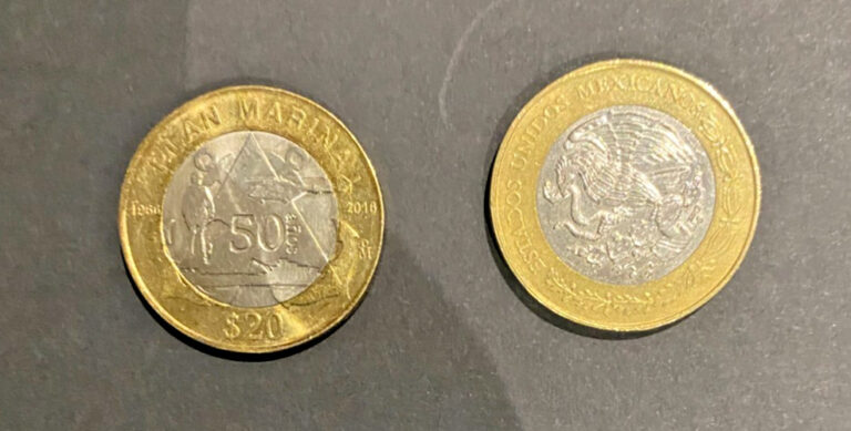 Read more about the article Mexico 20 Pesos Bimetallic Coin 2016  50 Years Plan Marina