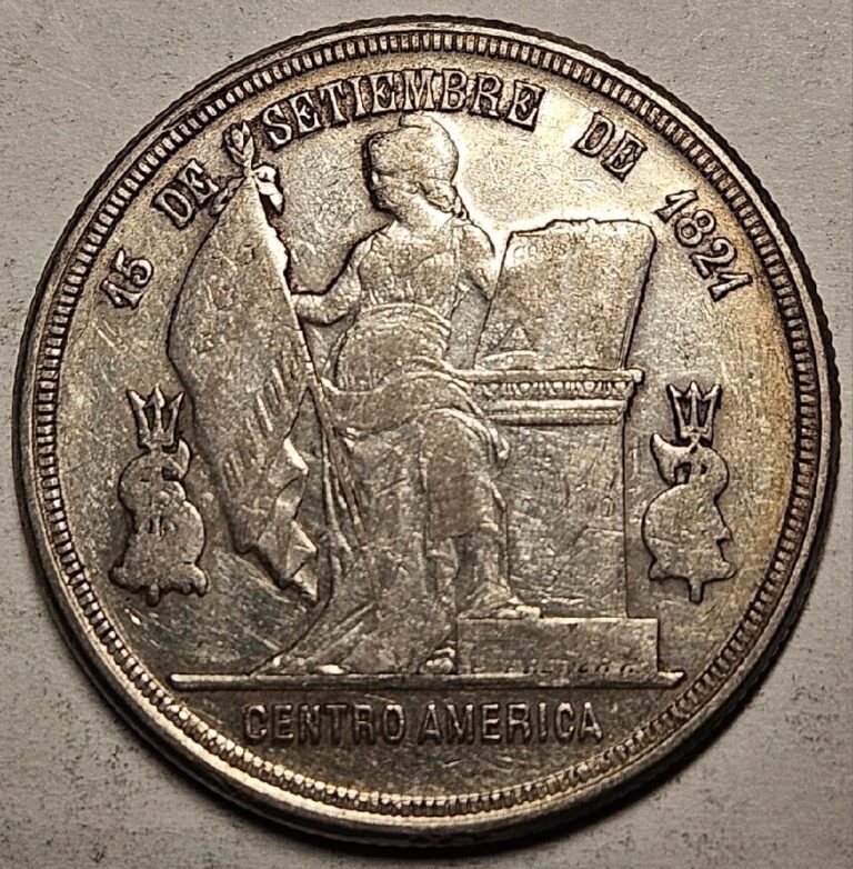 Read more about the article Honduras  Peso  1886  XF  Doubled Die  Scarce  .7234 Ounce Silver