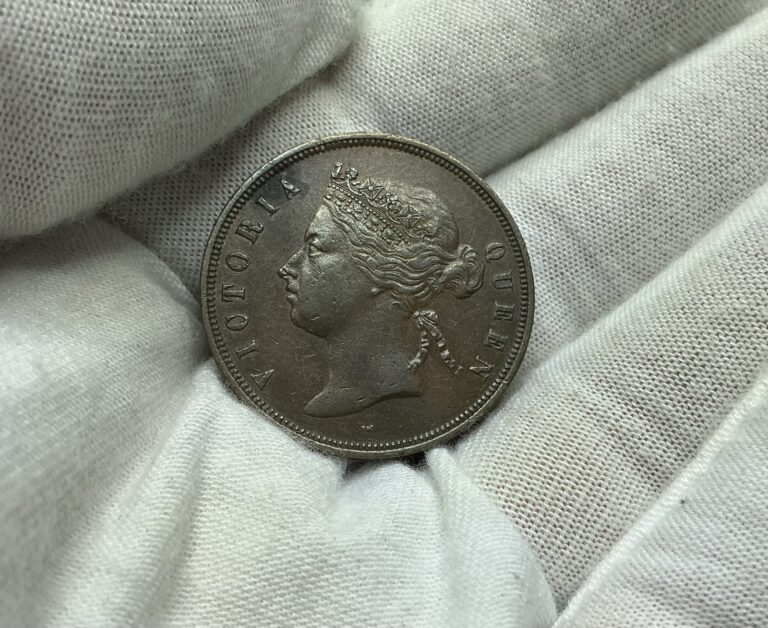 Read more about the article 1875-W Straits Settlements 1 Cent Nice Xf U111