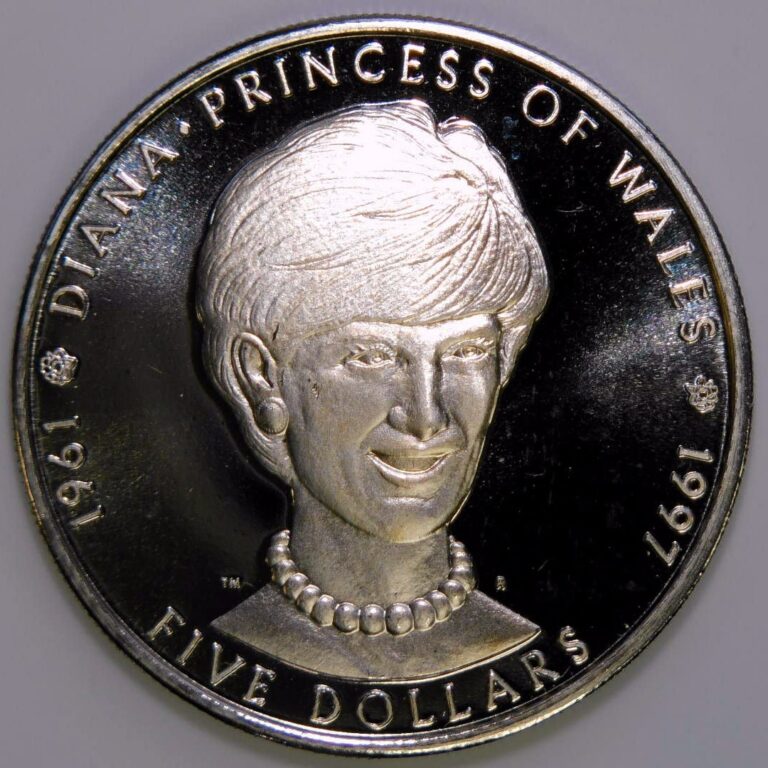 Read more about the article 1977 Marshall Islands $5 Princess Diana of Wales Proof Commemorative Coin CS