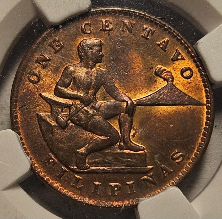 Read more about the article Philippines  Centavo  1939M  NGC MS 63 Red BN Choice Uncirculated With Luster