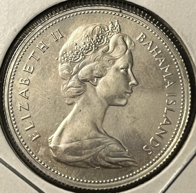 Read more about the article 1969 BAHAMAS SILVER 50 CENTS MARLIN BRILLIANT UNCIRCULATED PROOF COIN