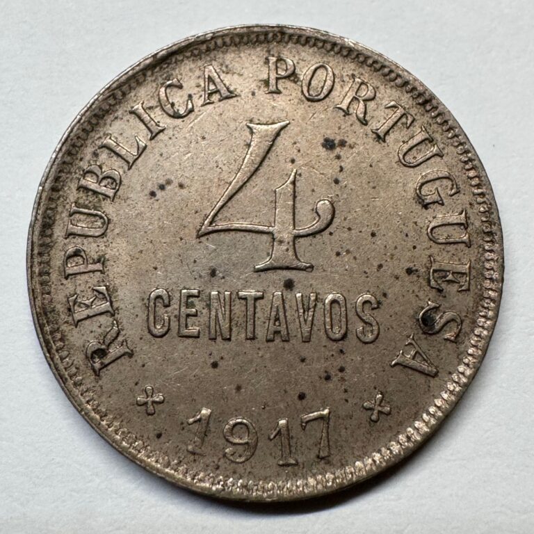 Read more about the article 1917 Portugal 4 Centavos – Coin #C-078