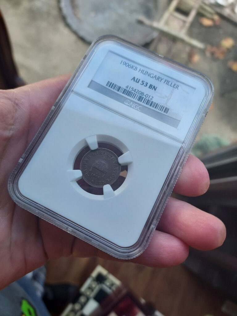 Read more about the article 1906 HUNGARY FILLER  VERY RARE XF GRADED NGC