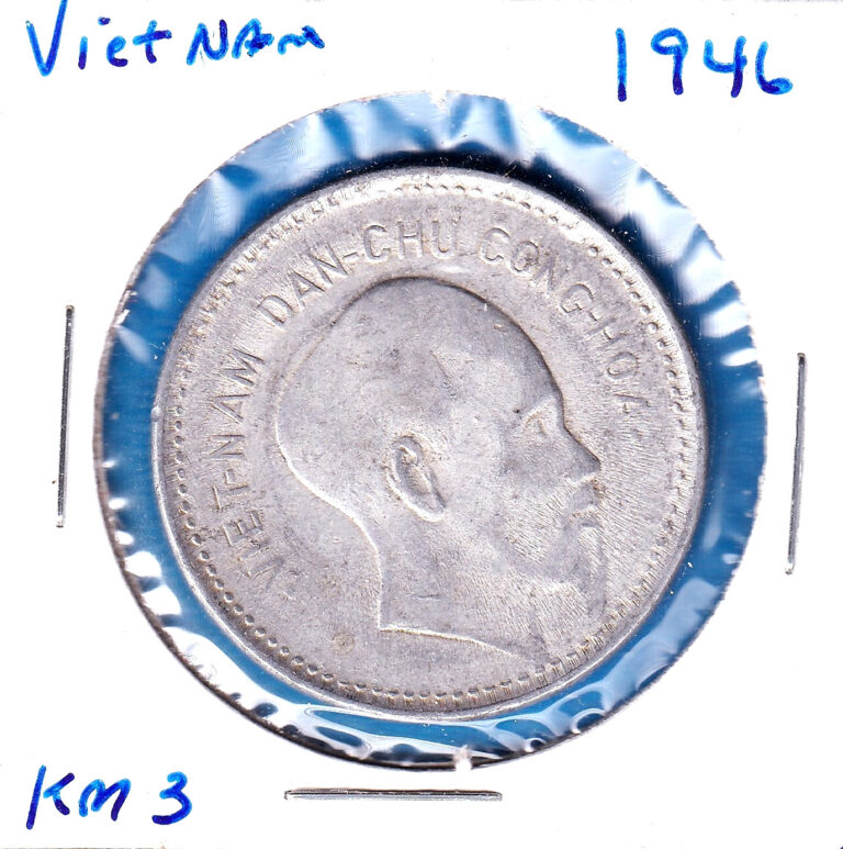 Read more about the article 1946 Vietnam 1 Dong (KM-3) Aluminum [Ho Chi Minh]