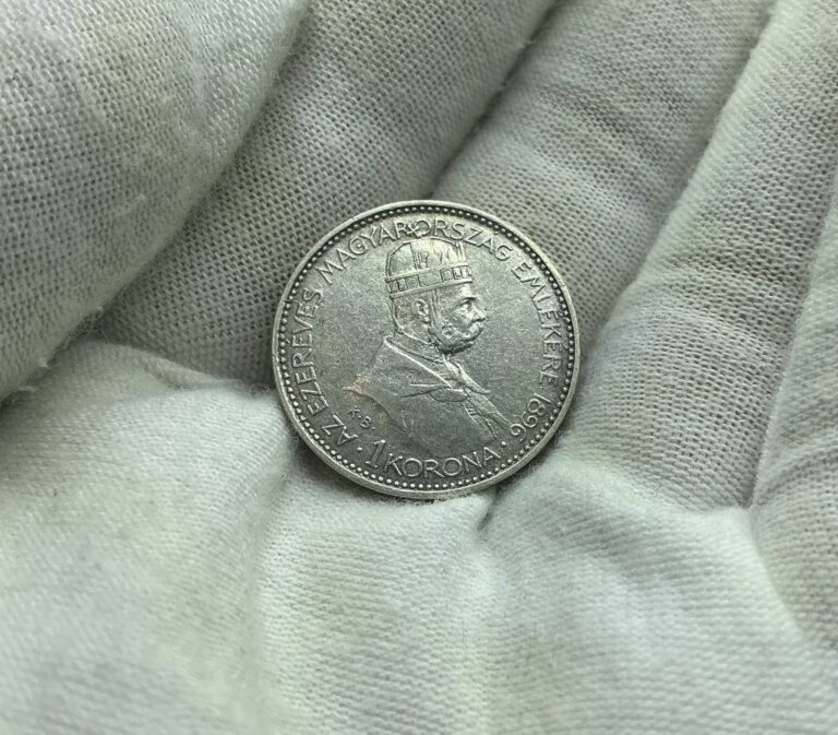 Read more about the article 1896 1 Korona Hungary silver D254