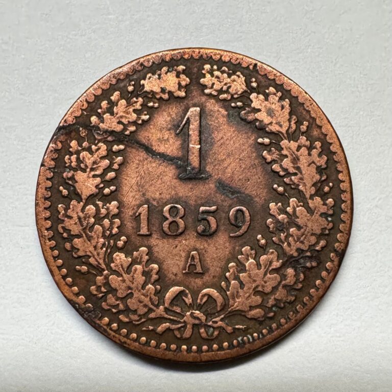 Read more about the article 1859 Austria 1 Kreuzer – Coin #C-070